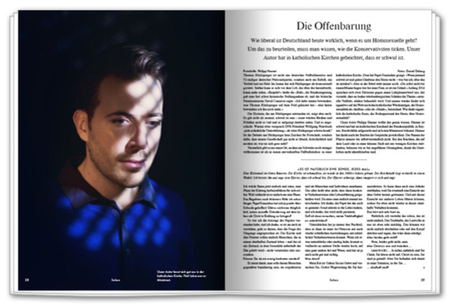 Oh Gott, ich bin schwul. Wie liberal ist Deutschland wirklich? Unser Autor hat in der Kirche sein Schwulsein gebeichtet.