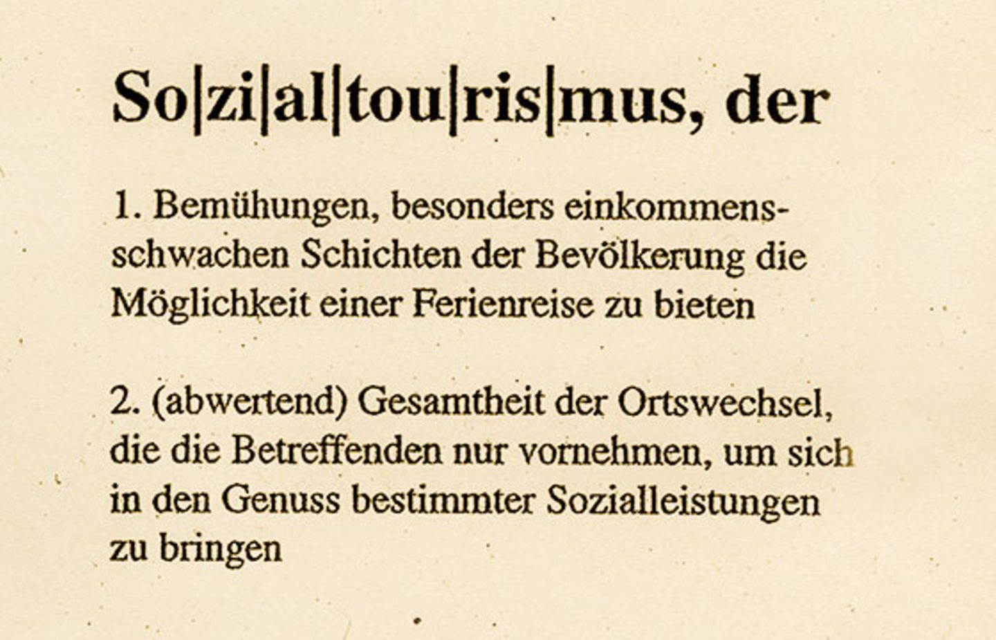 Freizeit: Was ist dein persönliches Unwort des Jahres?