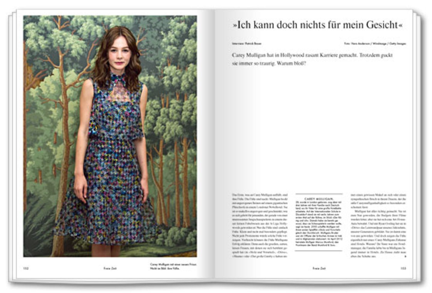 »Ich kann nichts für mein Gesicht« Carey Mulligan hat in Hollywood rasant Karriere gemacht. Trotzdem guckt sie immer traurig.