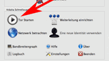Der Startbildschirm des TorBrowsers. Auf "Tor starten" klicken.