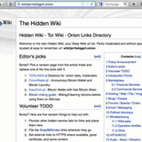 Das HiddenWiki ist ein guter Einstieg, um sich weiter ins Darknet zu klicken.