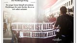 Wie bleiben hier! Ein junger Iraner kämpft mit anderen Flüchtlingen um mehr Rechte. Bis er es sich verbietet.