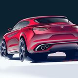 Typisches Alfa-Neuzeitheck mit vier Fanfaren