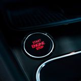 Gestartet wird der Seat Leon per Knopfdruck