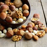 Schütteltest  Ob eine Nuss frisch ist, kann man mithilfe des Schütteltests schnell herausfinden. Klappert der Kern in der Schale, ist die Nuss eingetrocknet, alt oder verschimmelt.