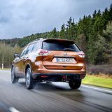 Der Nissan X-Trail 2.0 dCi ist mit dem CVT-Getriebe bis zu 196 km/h schnell