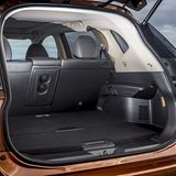 Der Kofferraum fasst 550 bis 1.982 Liter