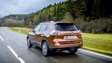 Nach zehn Sekunden erreicht der Nissan X Trail 2.0 dCi Landstraßentempo