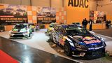Rallye-Fahrzeuge aus verschiedenen Epochen.