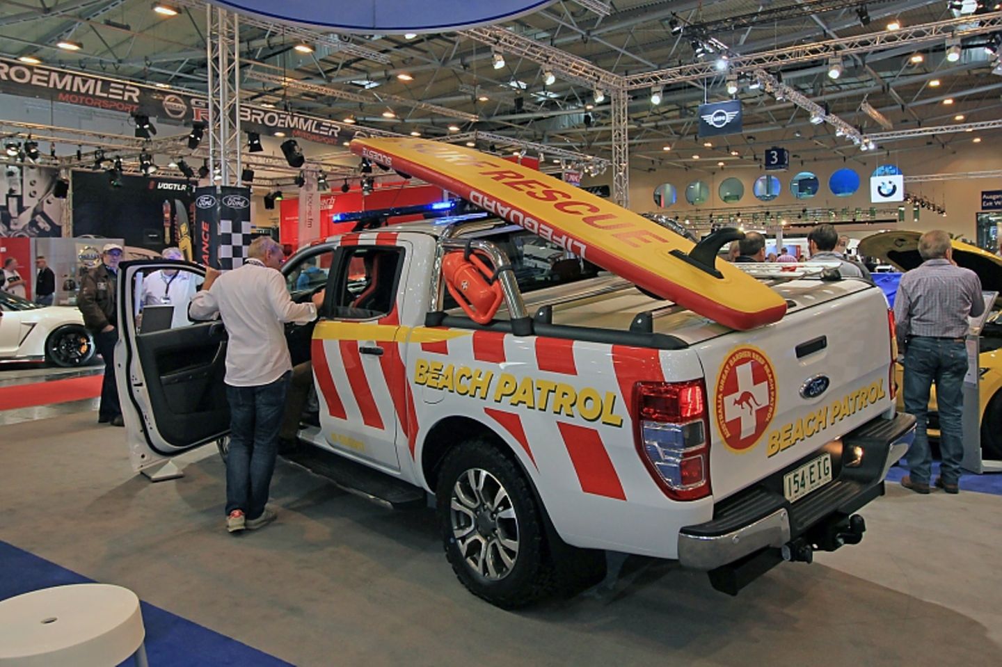 Der Ford Ranger Beach Patrol ist auch zum ersten Mal in Deutschland zu sehen.