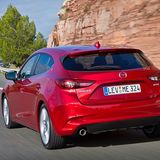 Am Heck gab es für den Mazda3 nur einen leicht veränderten Stoßfänger