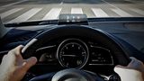 Das Overheadprojektion-Display im Mazda3 wurde schärfer und informativer