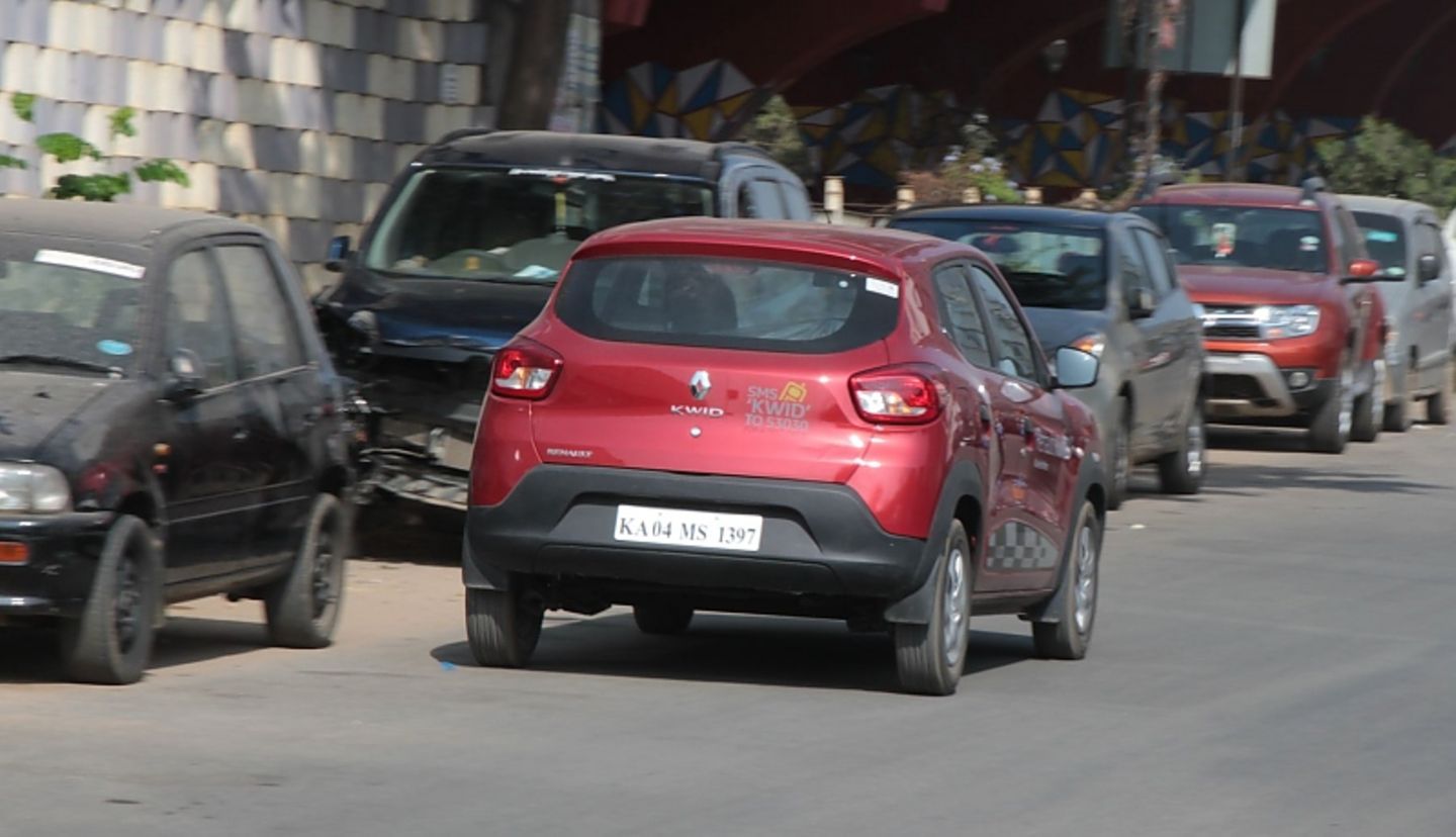 Auch von hinten ist der Renault Kwid ansehnlich