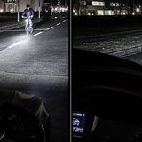 Blendfrei für entgegenkommende Radfahrer