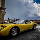 Der Lamborghini Miura hat Klappscheinwerfer