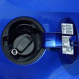 Der Tankstutzen des Touran TSI EcoFuel