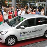 Skoda startete mit dem Citigo CNG Green tec 2013 eine Verbrauchsfahrt