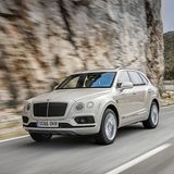 Der Bentley Bentayga ist nicht ganz so spitz ausgelegt, wie der Audi SQ7