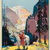 Poster von Leonard Richmond von 1925: Schon damals wurde für Oudoor-Aktivitäten in den Bergen geworben.