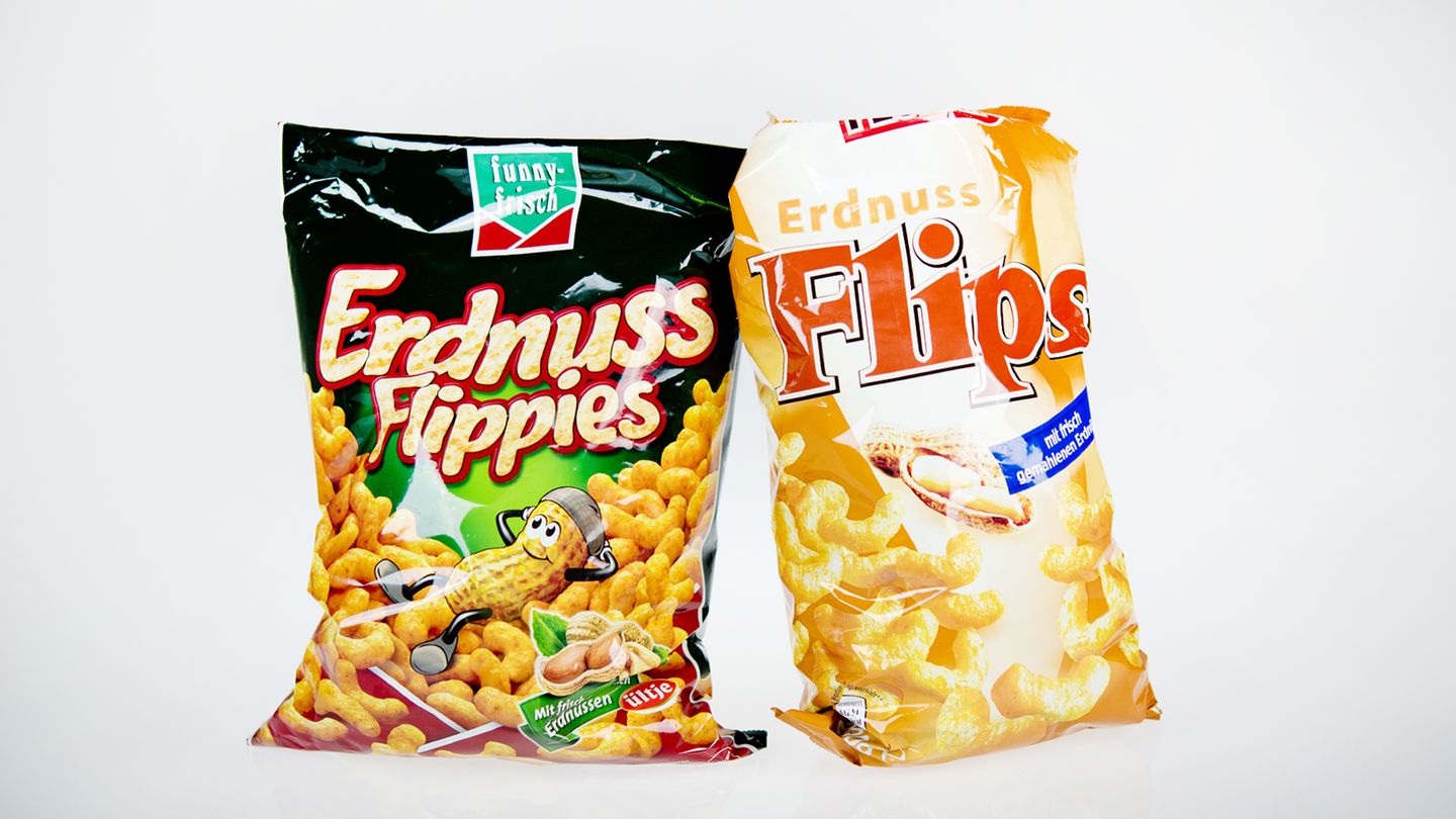 Erdnussflips von Aldi Nord Erdnussflips von Aldi Nord