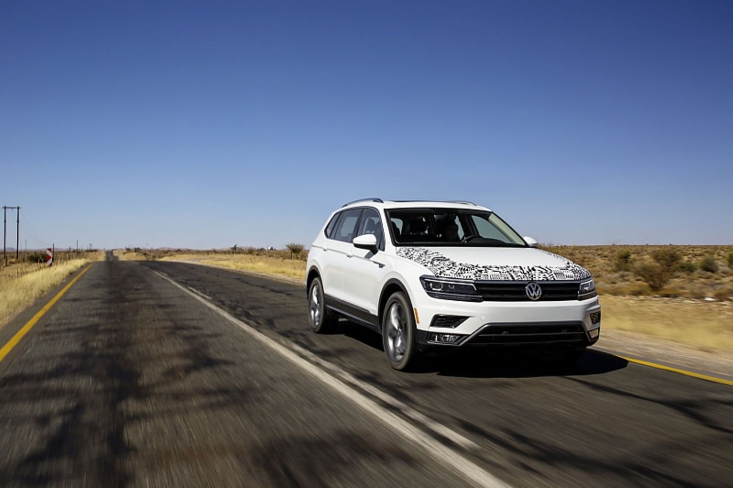 VW Tiguan Allspace Prototyp in Südafrika