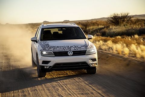 VW Tiguan Allspace Prototyp in Südafrika