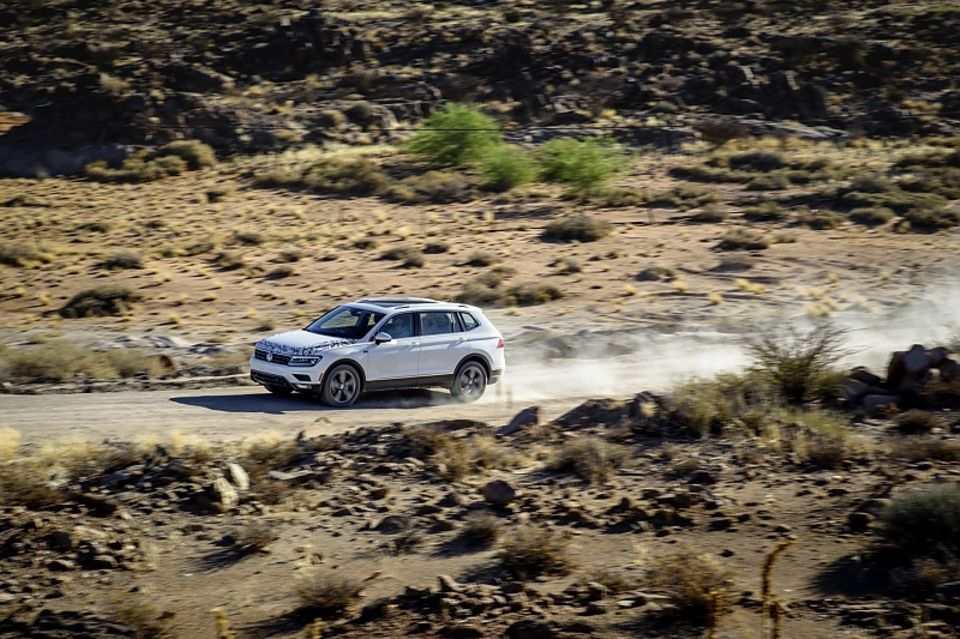 VW Tiguan Allspace Prototyp in Südafrika