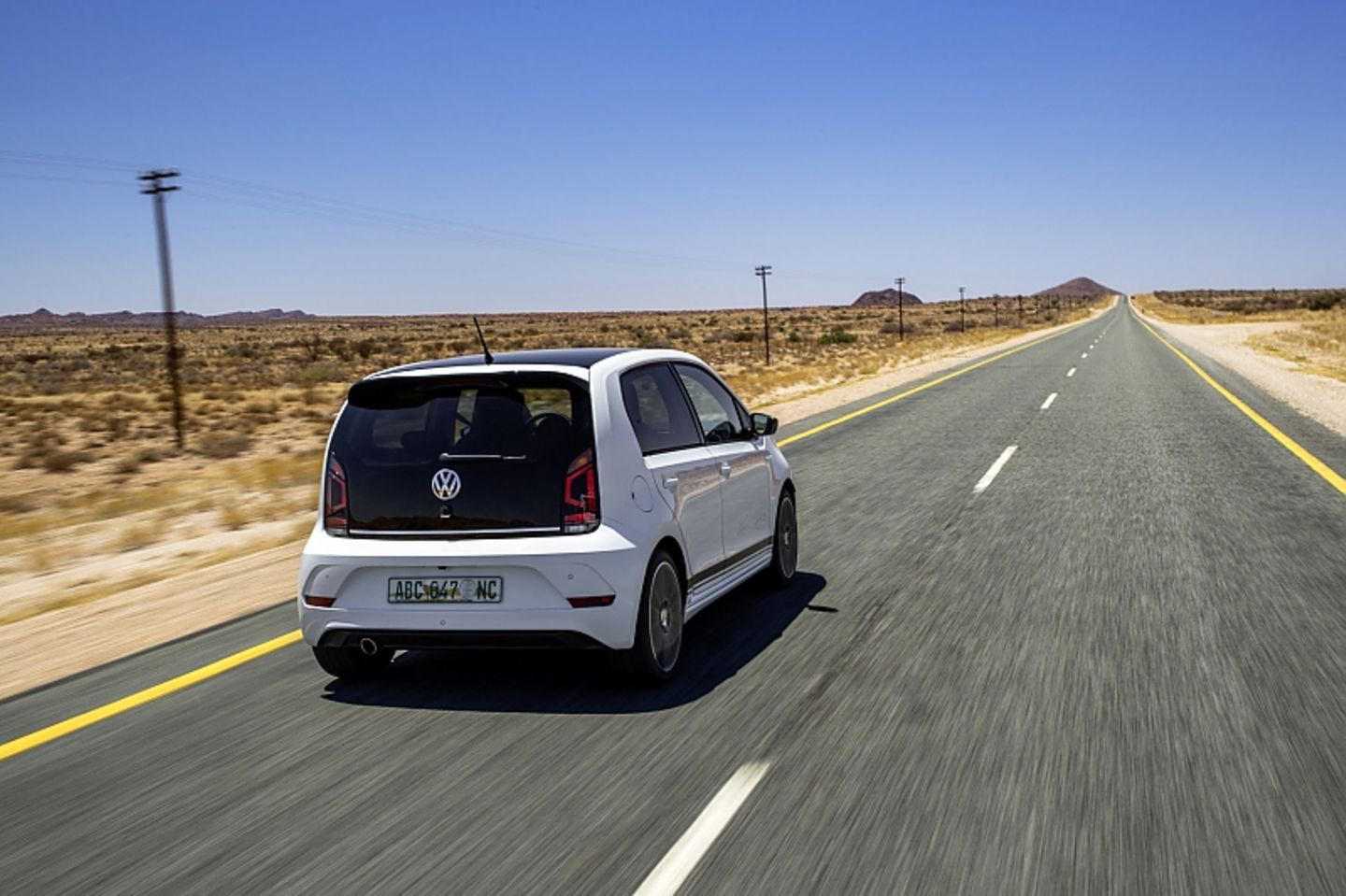 VW Up GTI - das Heck ist üblichen Up-Look
