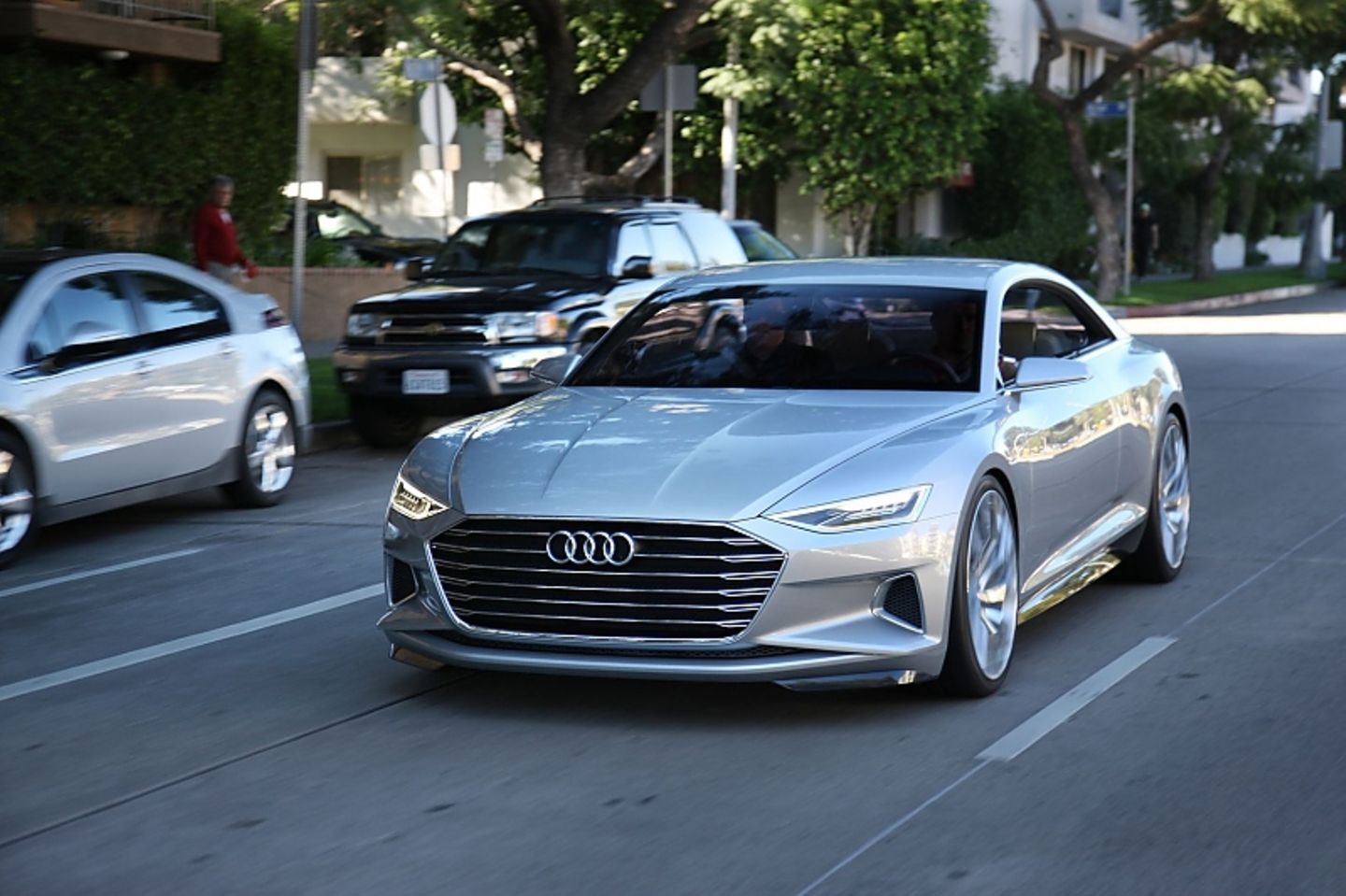 Der neue Audi A8 soll dem Conceptfahrzeug Prologue sehr ähnlich sehen.