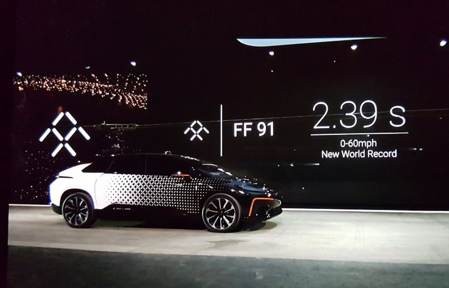 Faraday Future 91 Event Las Vegas