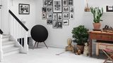 Bang & Olufsen BeoPlay A9  Normalerweise werden Lautsprecher im Wohnbereich gern versteckt. Wer will die schwarzen Kästen schon sehen? Bei der BeoPlay A9 ist das anders herum. Sie sieht wie ein Kunstobjekt aus, das nach Aufmerksamkeit förmlich giert. Das Audiosystem kann Signale via Ethernet oder WLAN empfangen, versteht sich mit Apples AirPlay und Bluetooth 4.0 oder dem DLNA-Streaming. Bedient wird das Kunstwerk via App oder Fernbedienung. Preis rund 2000 Euro - pro Lautsprecher.