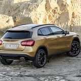 Mercedes GLA 2017 - neue Lichteinheiten hinten