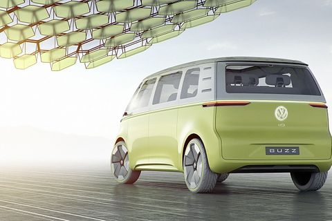 VW I.D. Buzz Concept NAIAS 2017 - das Design ist unspektakulär und klar