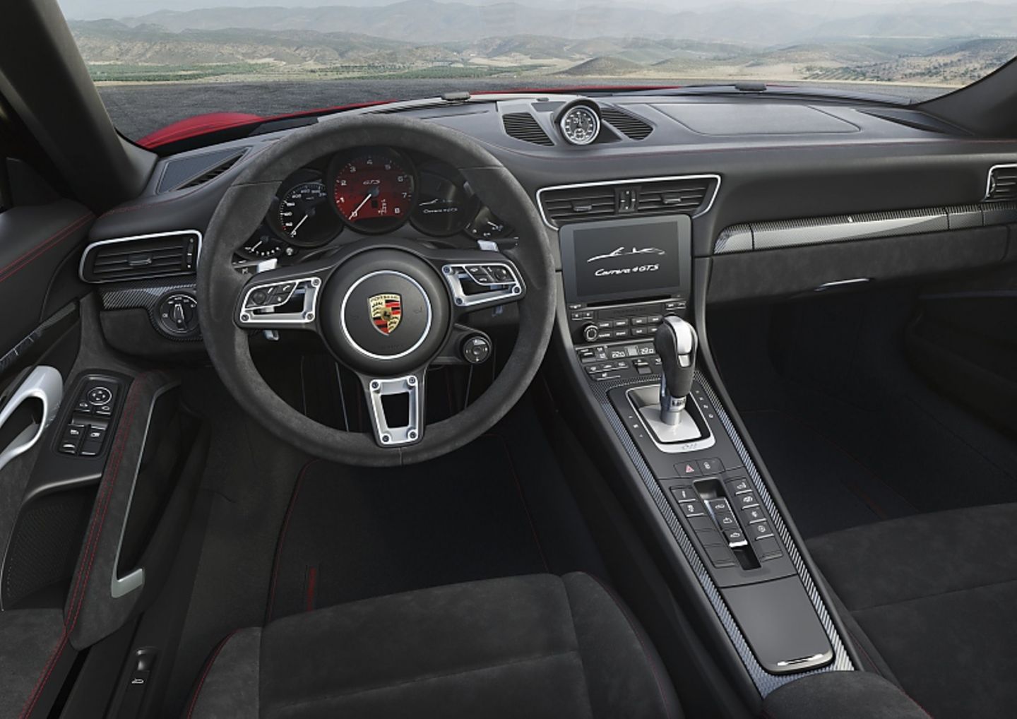 Der Innenraum des Porsche 911 GTS 4 4