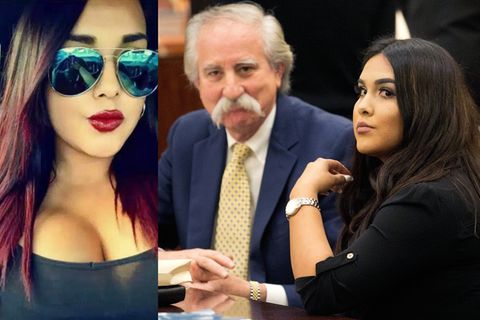 Alexandria Vera vor dem Skandal und kurz vor der Verkündigung des Urteils.