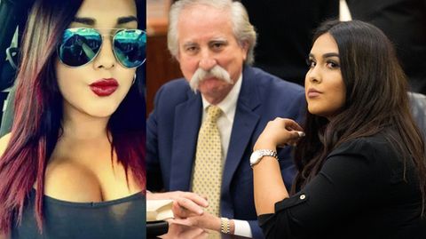 Alexandria Vera vor dem Skandal und kurz vor der Verkündigung des Urteils.