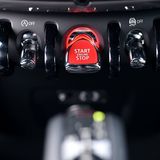 Der Startknopf ist auch im neuen Countryman vorhanden