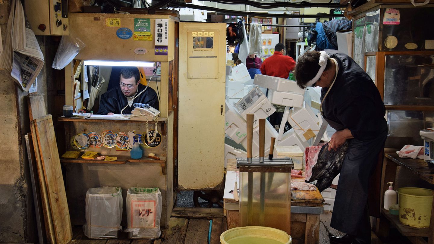 Tsukiji-Markt in Tokio