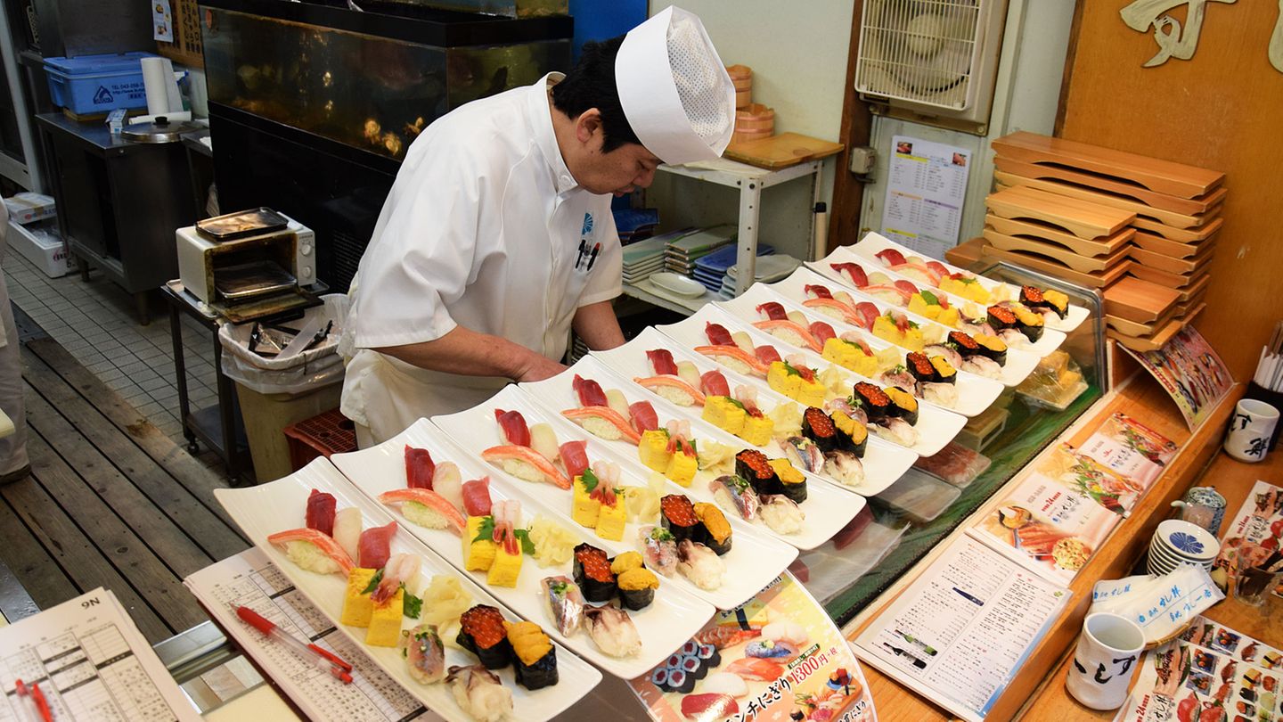 Tsukiji-Markt in Tokio