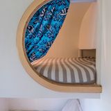 Der Einstieg in die verschachtelten Schlafkojen.