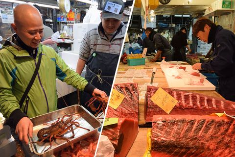 Rundgang über Tsukiji-Fischmarkt: Mit Tokios Sushi-Meister auf Thunfischjagd