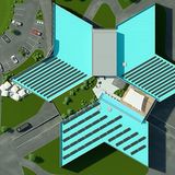 Der Neubau der Fabrik mit einer Kapazität für die Kreisel-Batterietechnologie von 1.200.000 Kilowattstunden pro Jahr.