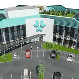 Noch ist es eine reine Zeichnung, doch der Bau geht planmäßig voran.