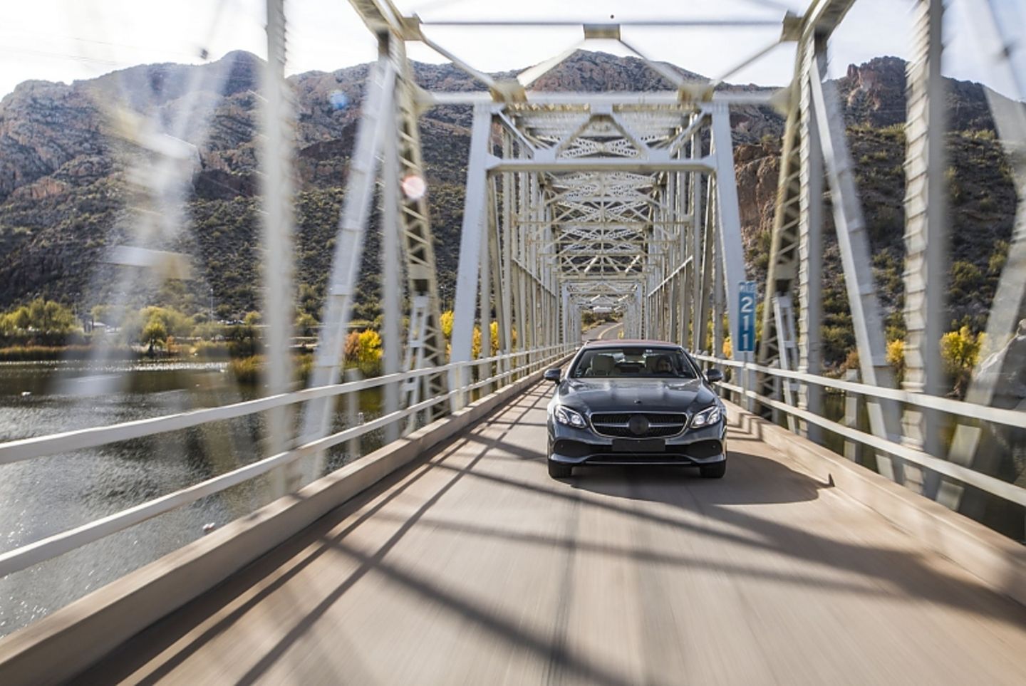 Mercedes E-Klasse Cabrio Prototypenerprobung - nicht nur das Verdeck steht auf dem Prüfstand