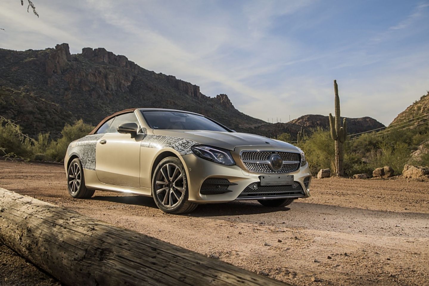 Mercedes E Klasse Cabrio Prototypenerprobung
