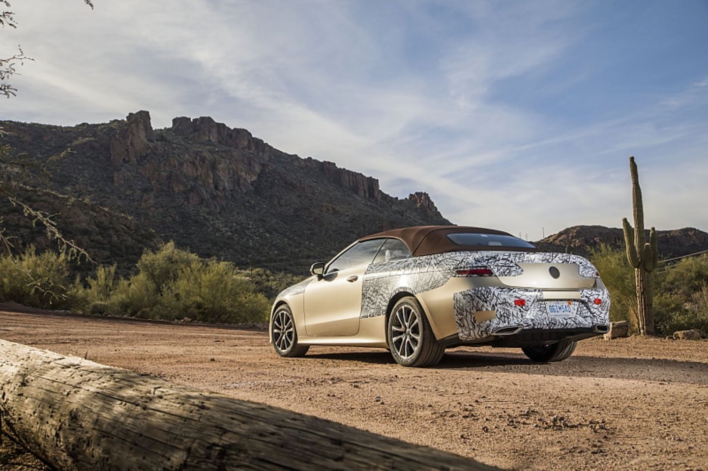 Mercedes E-Klasse Cabrio Prototypenerprobung im Süden der USA