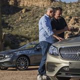 Mercedes E-Klasse Cabrio Prototypenerprobung - Christian Früh (vorn) leitet das Erprobungsteam
