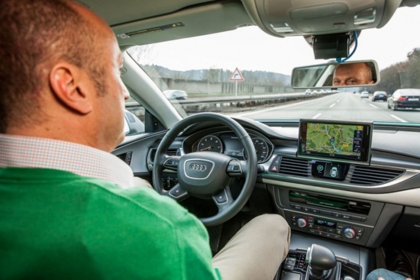 Audi testet fleißig auf der A9