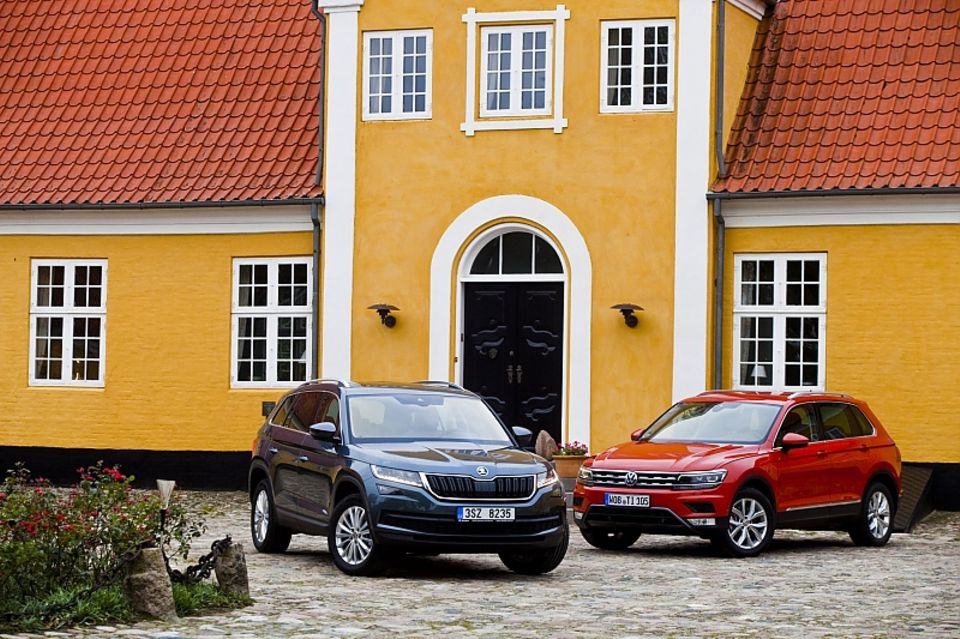 Vergleichstest VW Tiguan - Skoda Kodiaq Vergleichstest VW Tiguan - Skoda Kodiaq