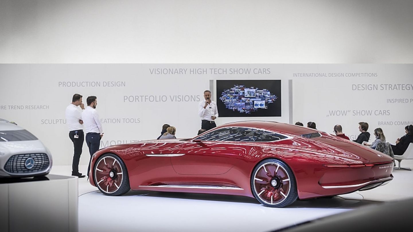 Der Vision Mercedes-Maybach 6 ist ein echter Hingucker.